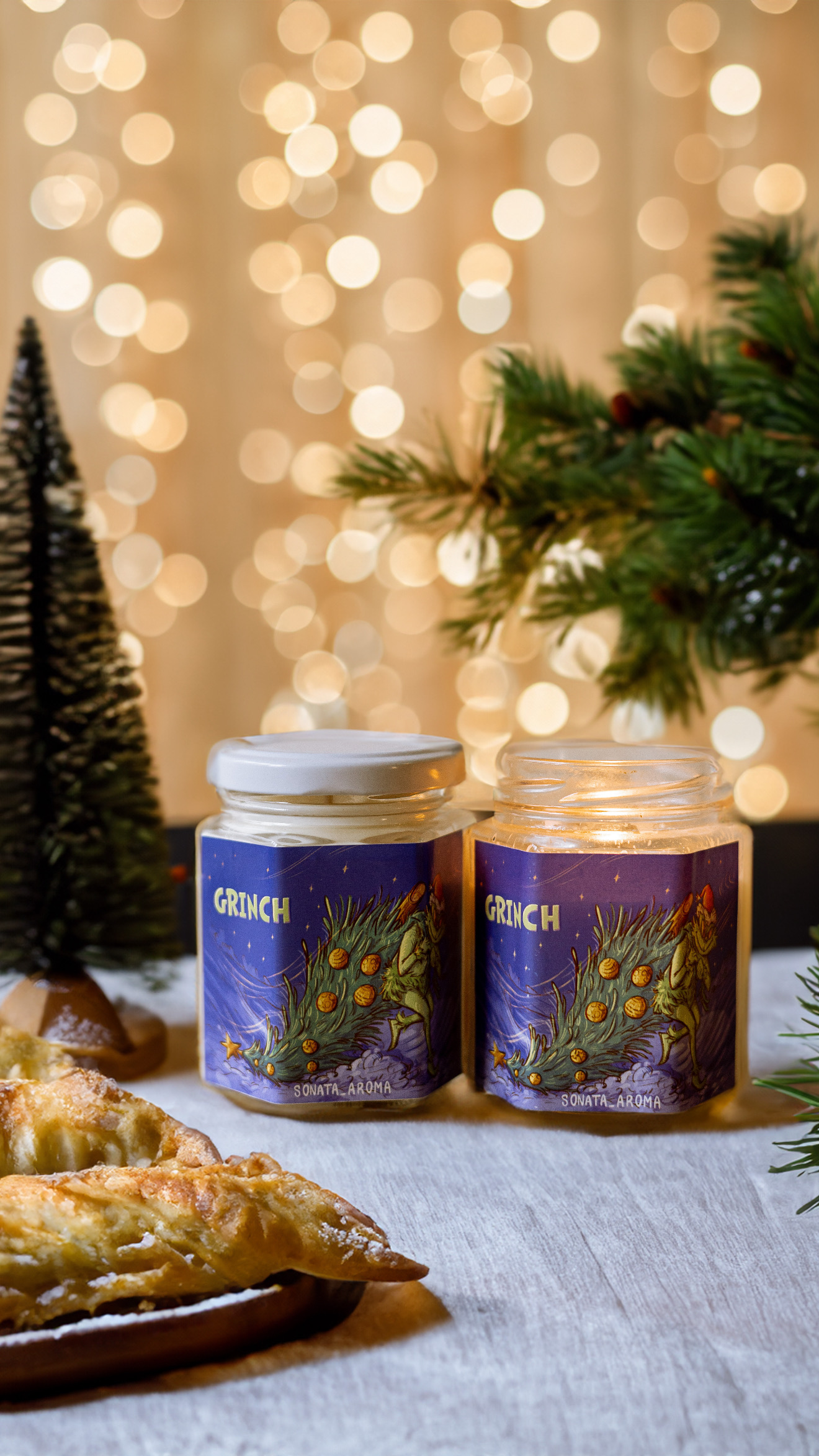 Свічка «Ґрінч»