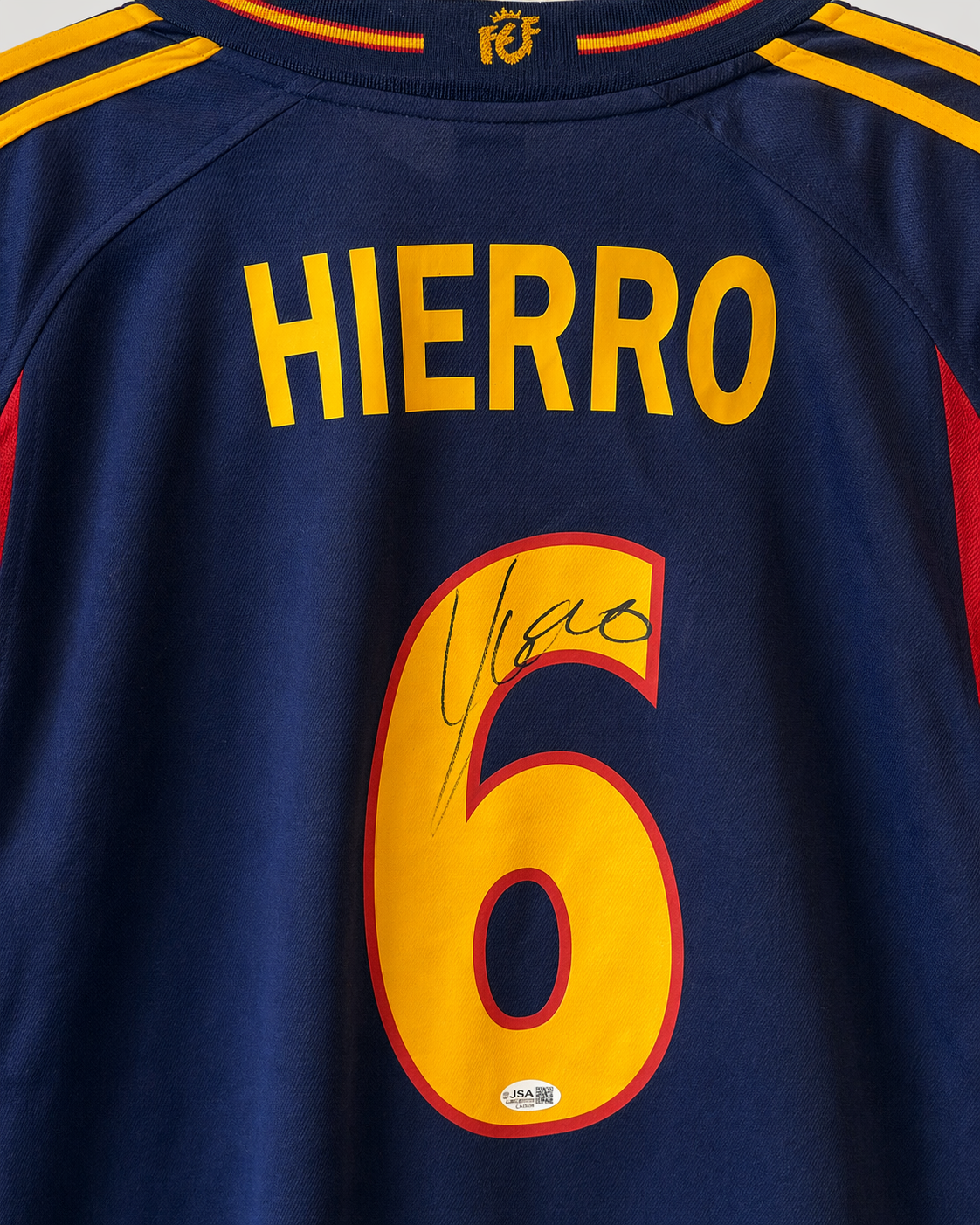 JERSEY FERNANDO HIERRO CERTIFICADO JSA