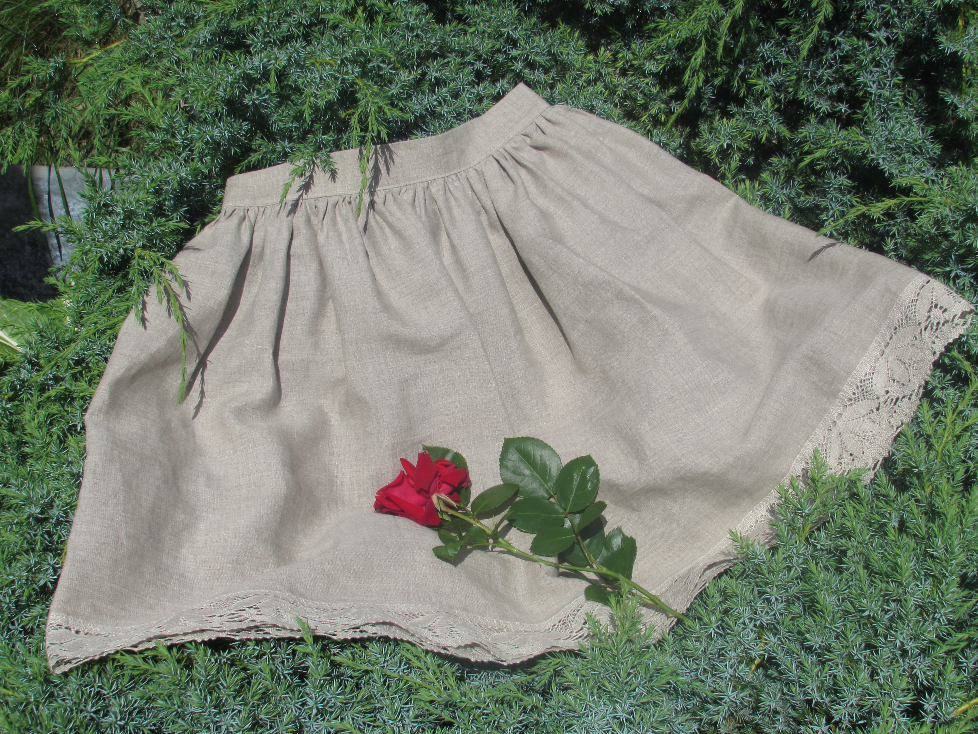 Ľanová sukňa Carolina