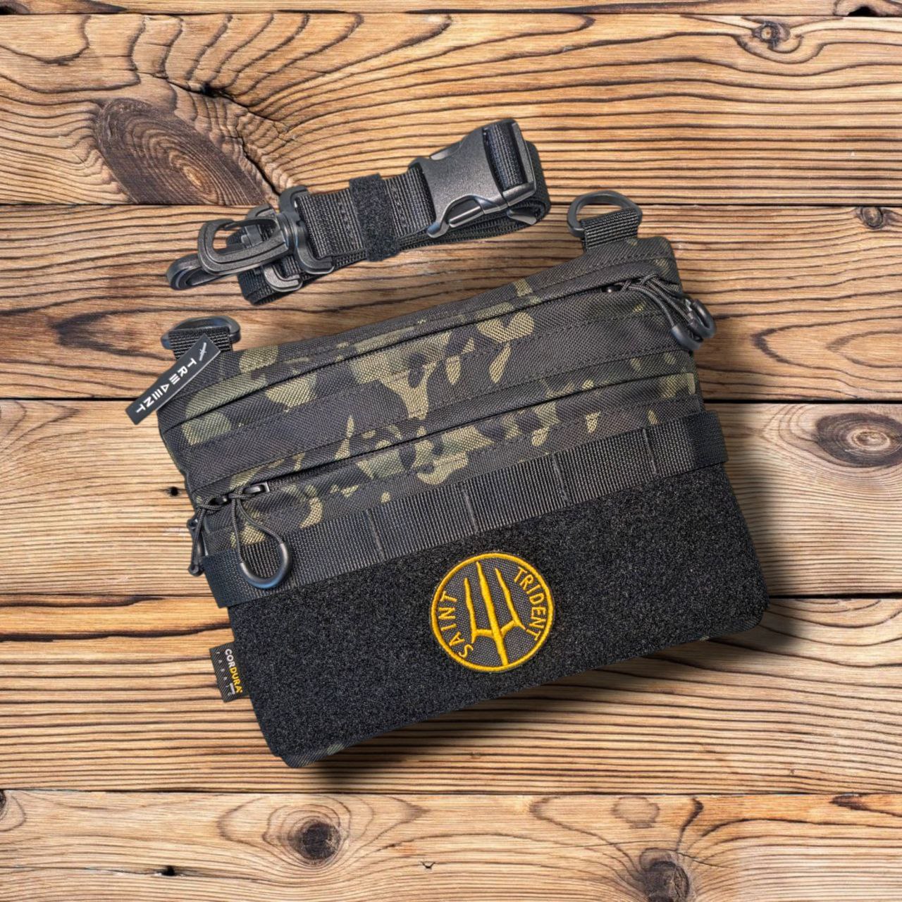 BLACK MULTICAM | 20x25 | Сумка через плече TRIIIDENT URBAN+