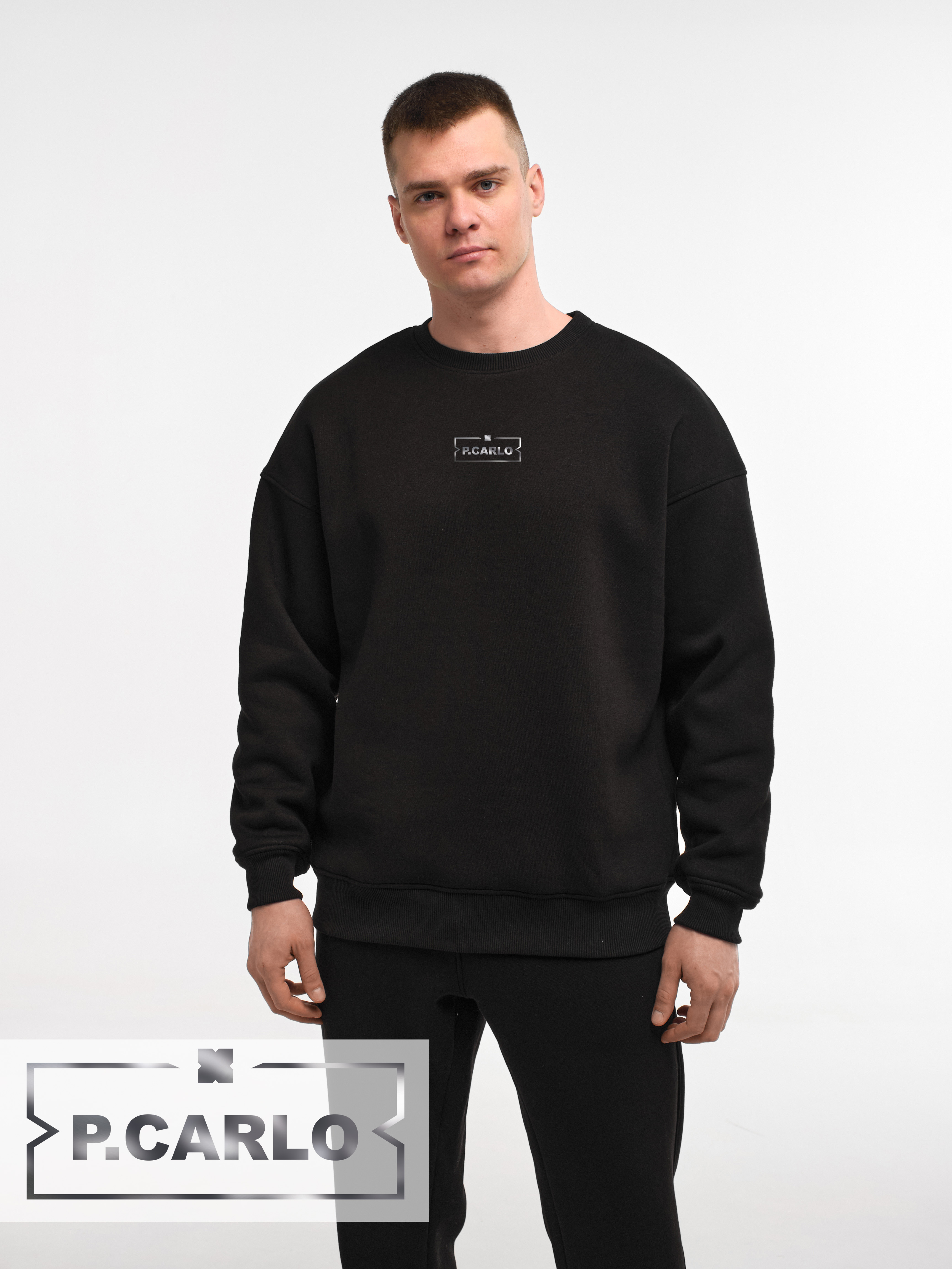 SWEATSHIRT "P.CARLO" | BLACK EMOTION | XS1