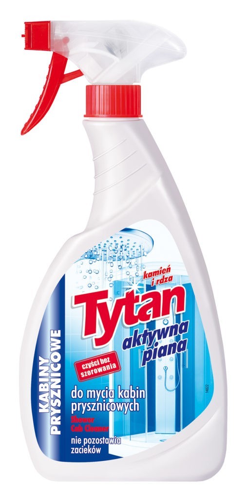 Засіб для миття душу Tytan для душових кабін, спрей 500г
