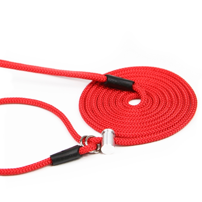 Повідець контролер Dog Walking CONTROL LEASH для вигулу та дресирування собак 6 мм 2.5 м червоний
