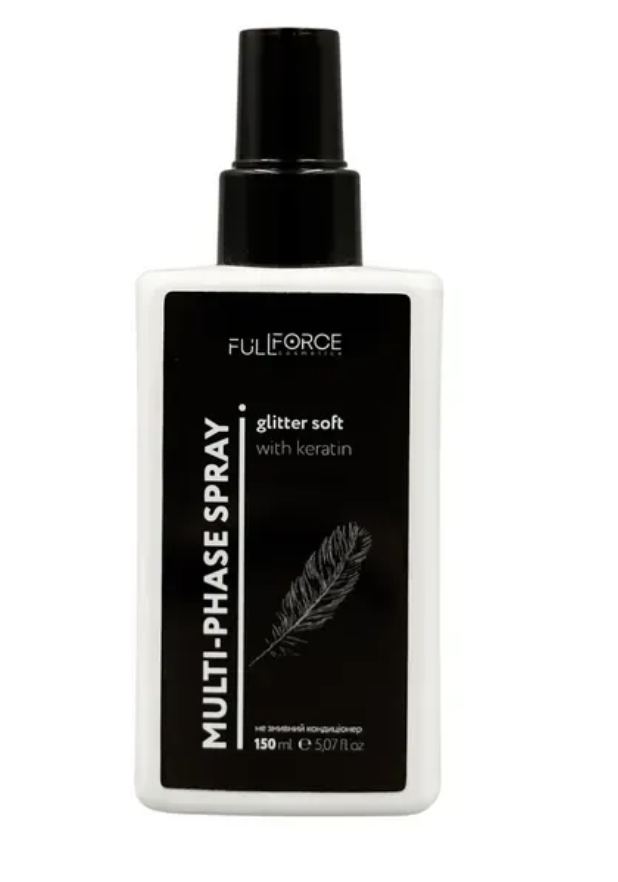 Мультифазний кератиновий спрей-блиск SPRAY GLITTER SOFT SENSATIONS, 150 ml