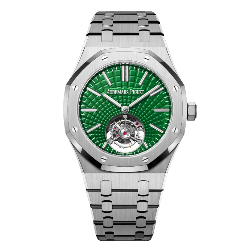 Audemars Piguet Royal Oak Selfwinding Flying Tourbillon Green Dial 26534TI.OO.1220TI.01