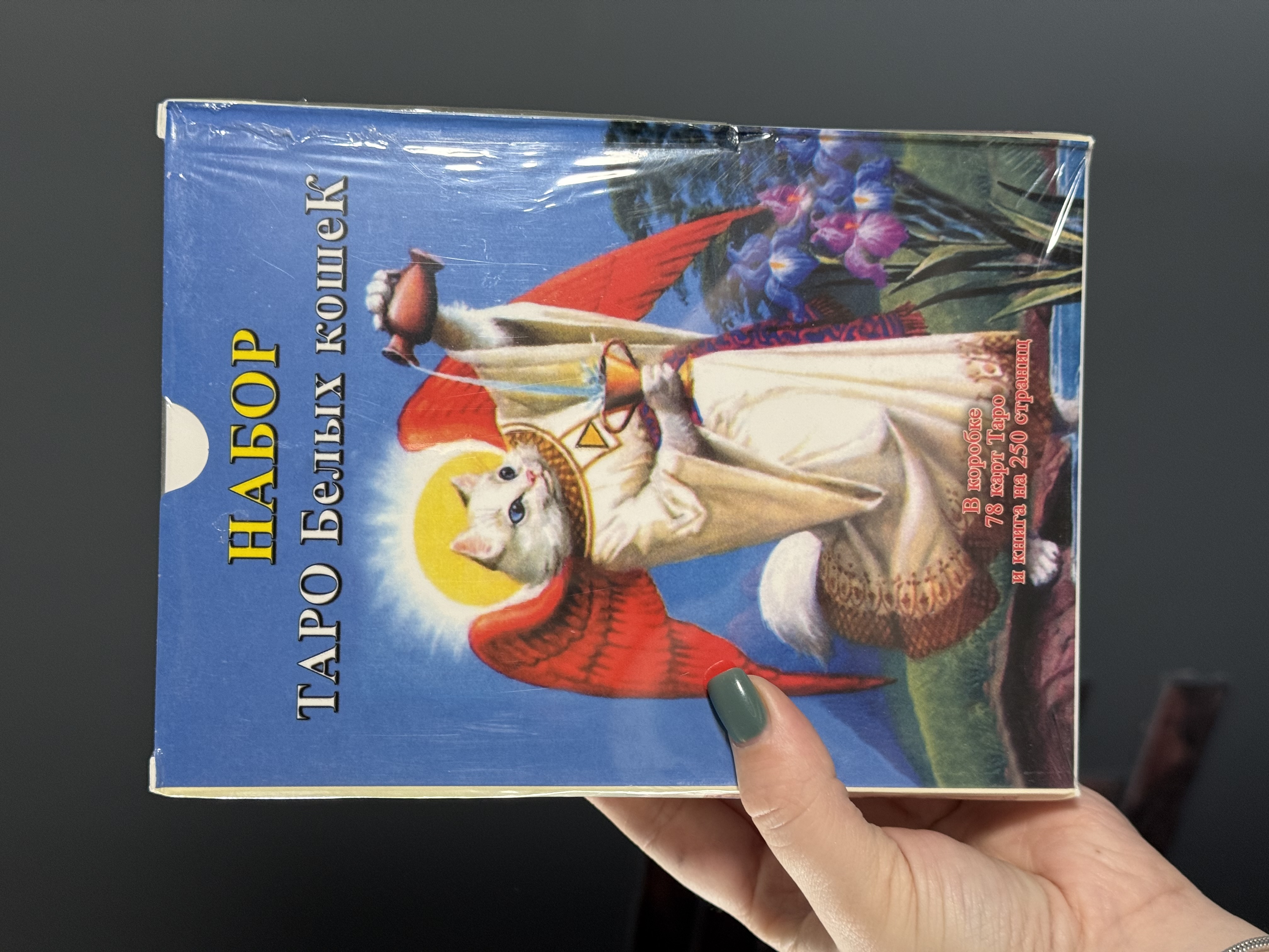 Набір книга та карти«Таро Білих кішок»