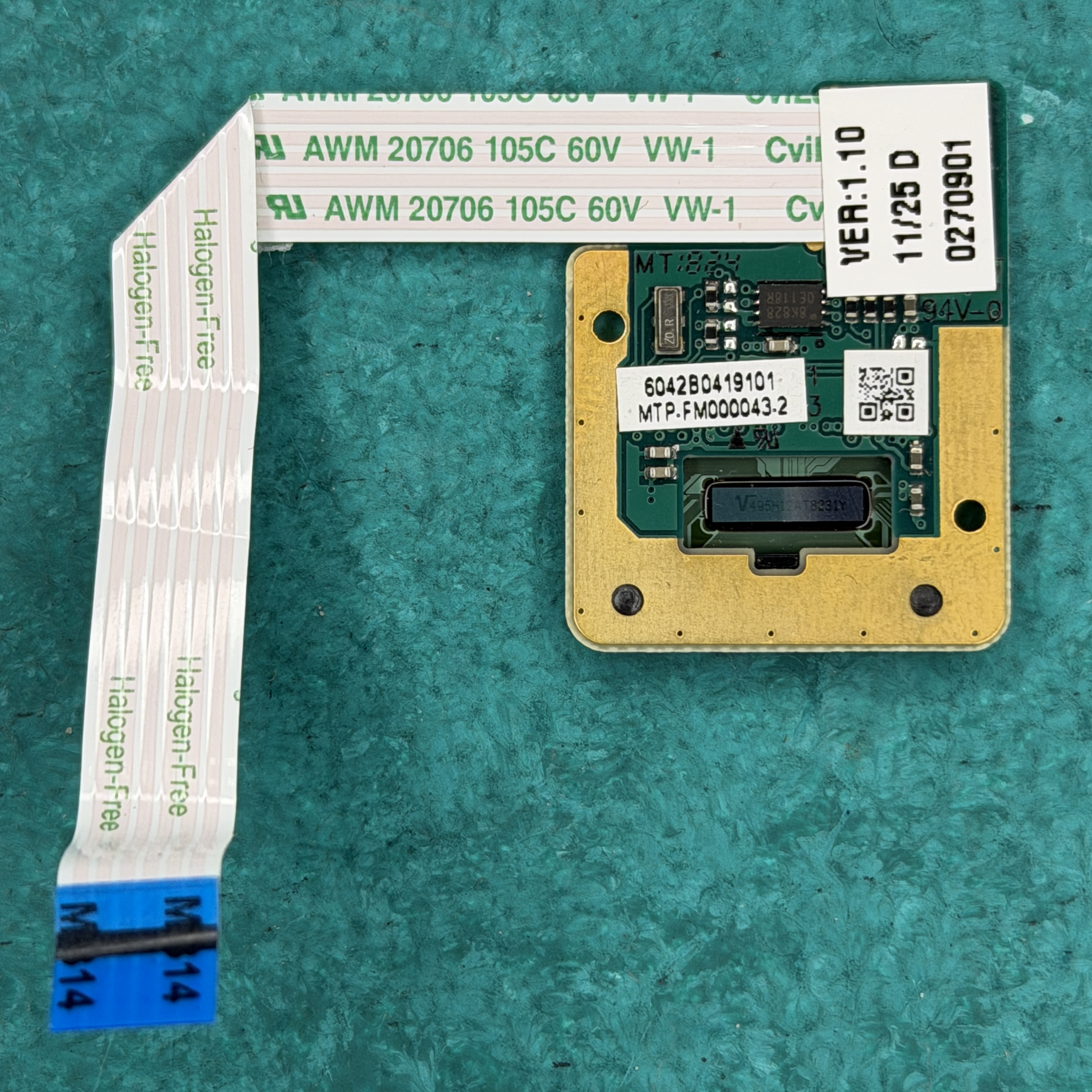 Сканер відбитку пальця зі шлейфом	Оригінал	HP ProBook 640 G4	6042B0419101	HP 645 G4