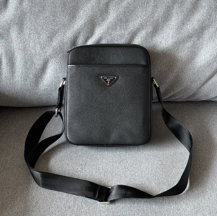 Prada Leather Crossbody Bag Black