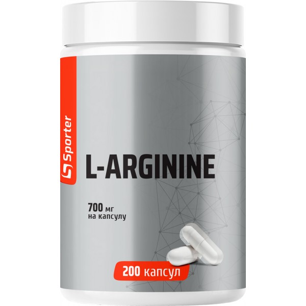 Sporter L‑Arginine 700 мг — 200 капс