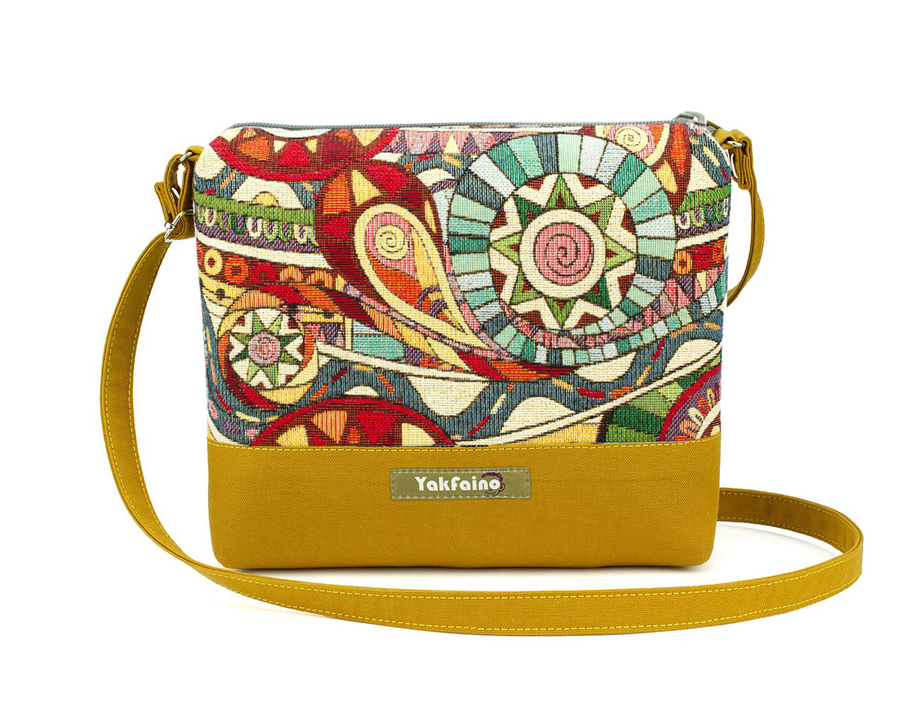 сумка Абстракція із гірчичним