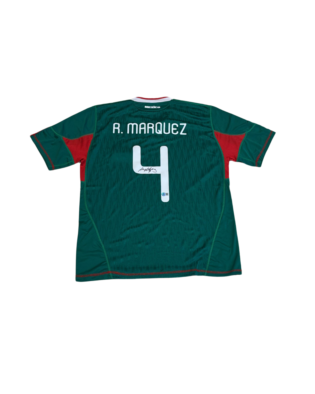 RAFAEL MARQUEZ JERSEY SIGNED CERTIFICADO BECKETT