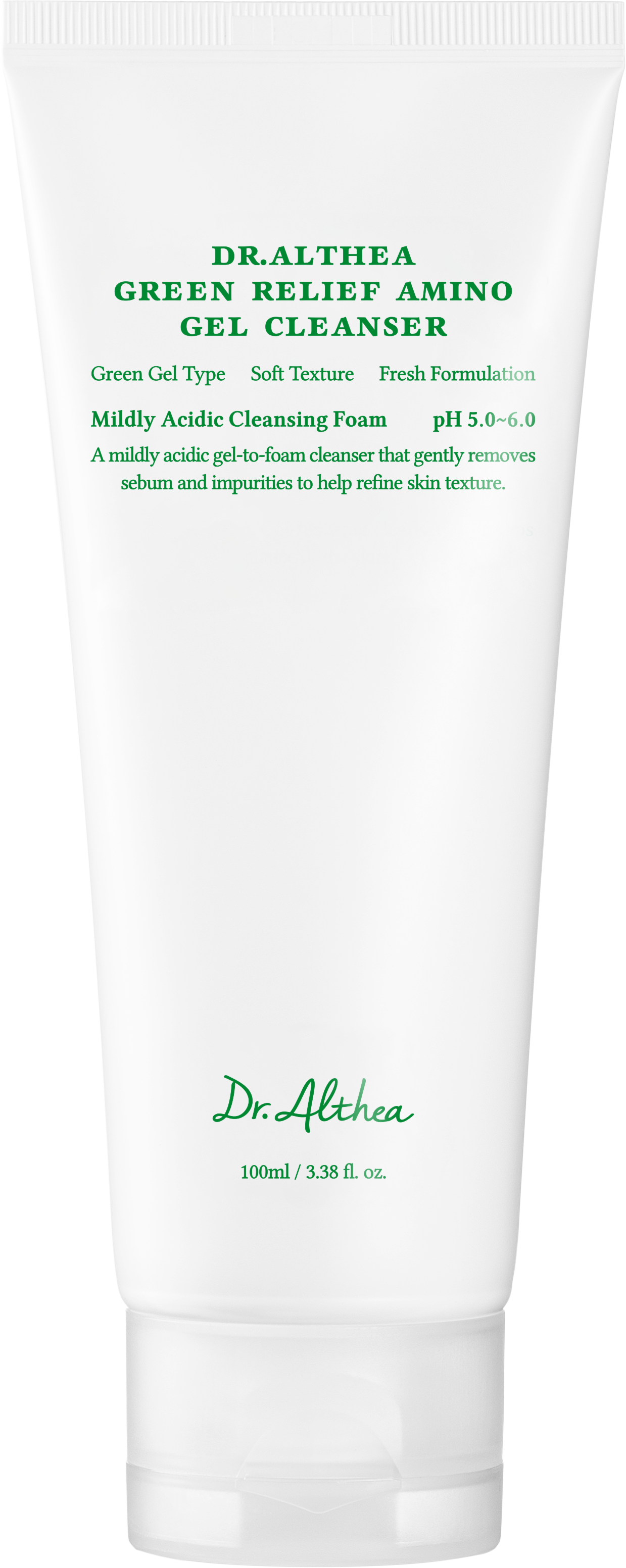 Заспокійливий гель для вмивання з амінокислотами - Dr.Althea Green Relief Amino Gel Cleanser