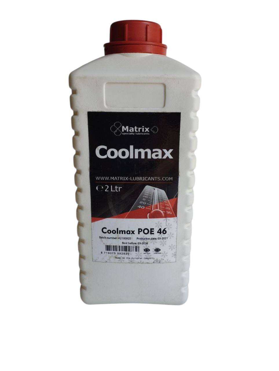 POE 46 2л Синтетичне масло холодильне Matrix Coolmax