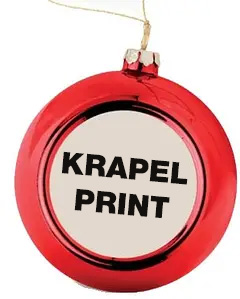 Новорічна кулька з логотипом або вашим фото