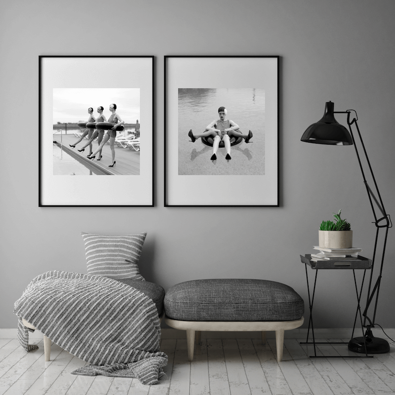 Pool, a series of 2 photos