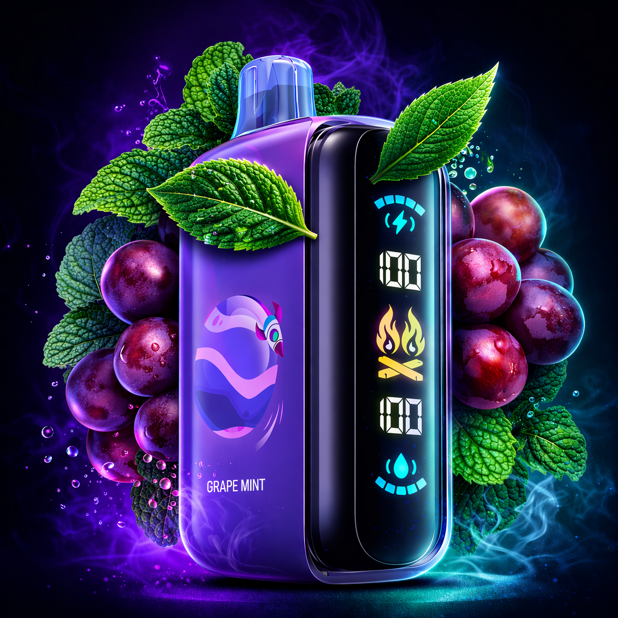 Eӏf RAYA D3 25000 Grape Mint ( Виноград М'ята )