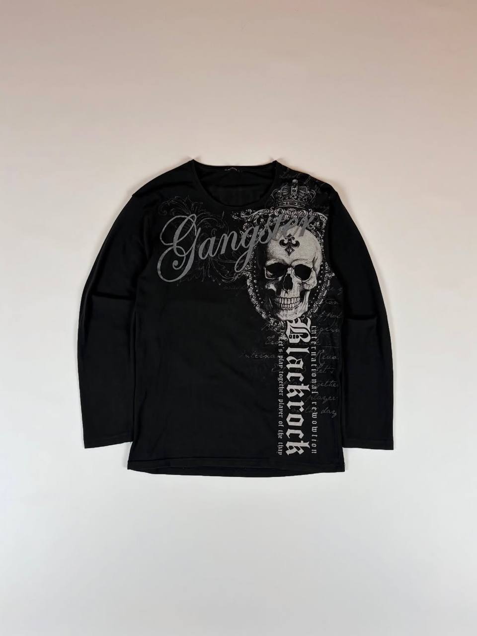Vintage black rock grunge long sleeve