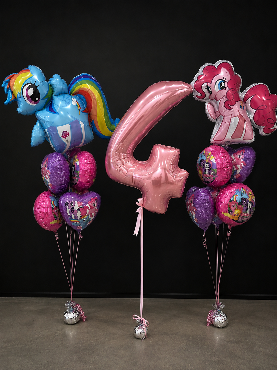 My Little Pony Birthday Balloon Set with Giant Number