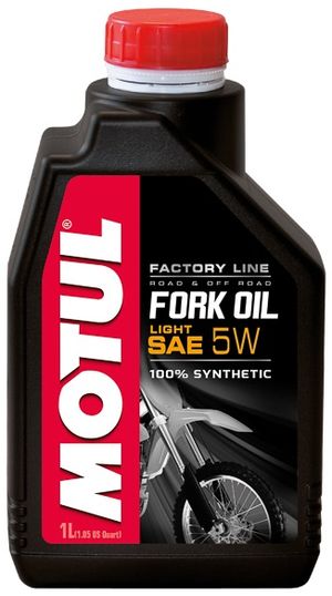 Масло вилочне MOTUL FORK OIL LIGHT FACTORY LINE SAE 5W (1L)