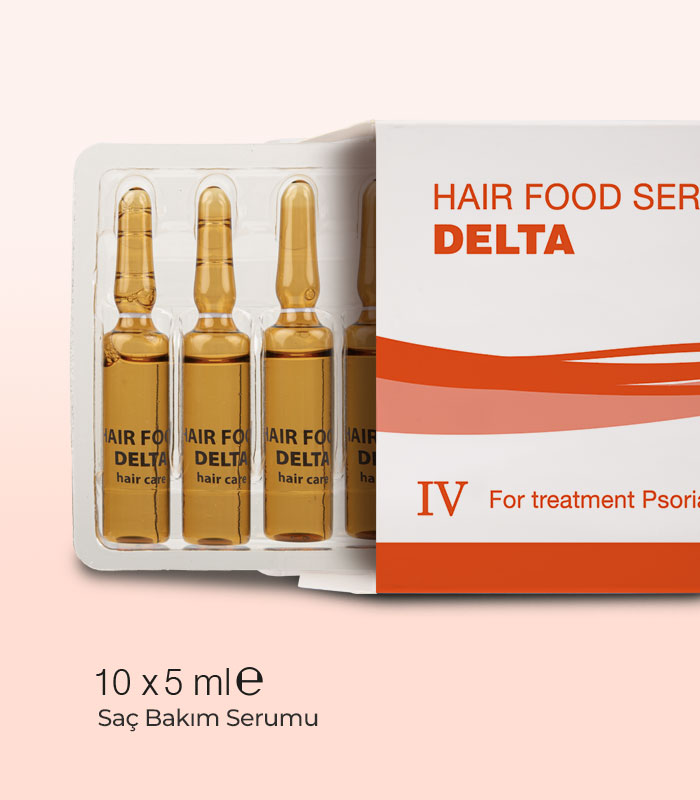 Hairfood Delta Saç Bakım Serumu 10×5 ml – Saç Derinize Hassas Bakım