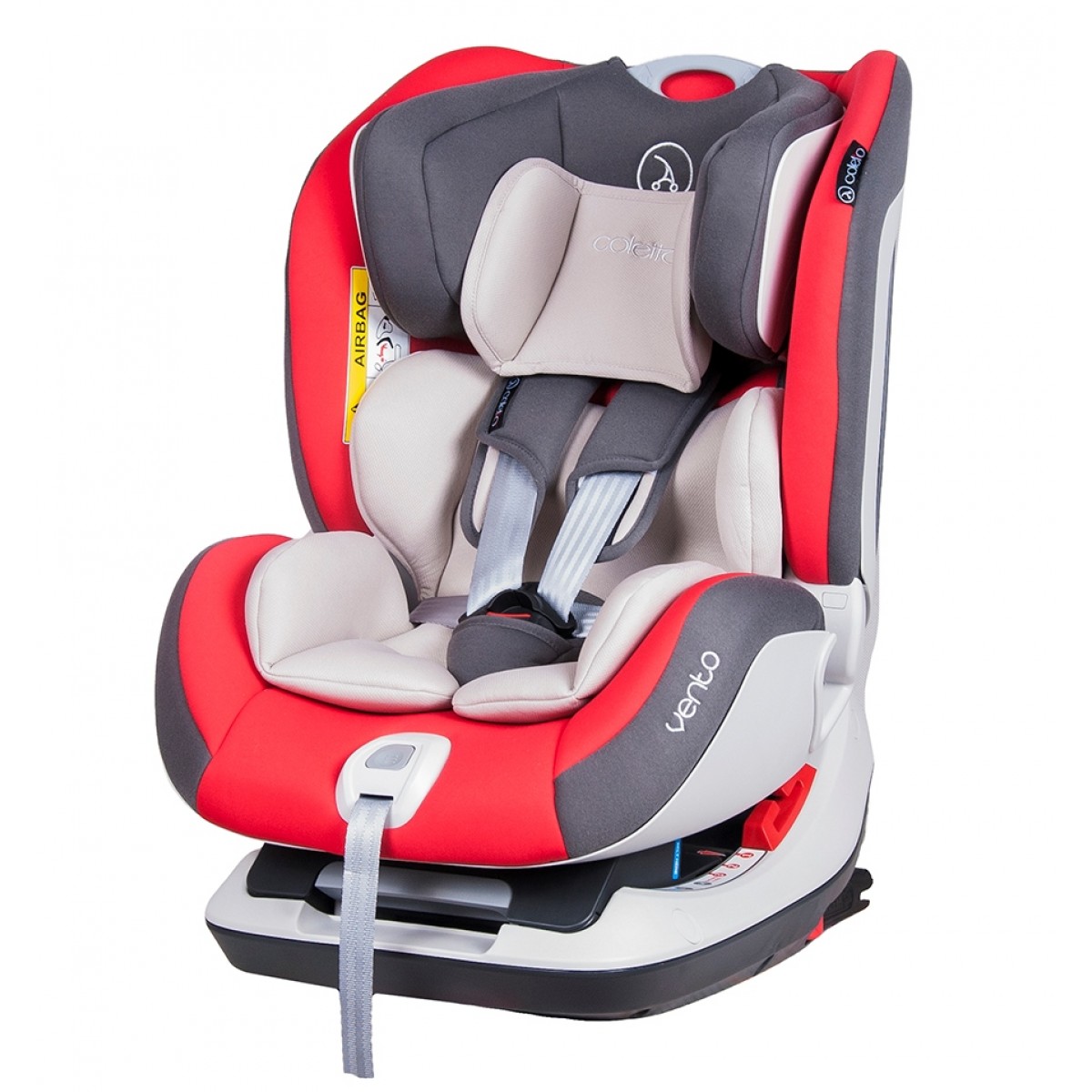 Автокрісло Coletto Vento Isofix 0-25 9024-CVIs-12, red, червоний