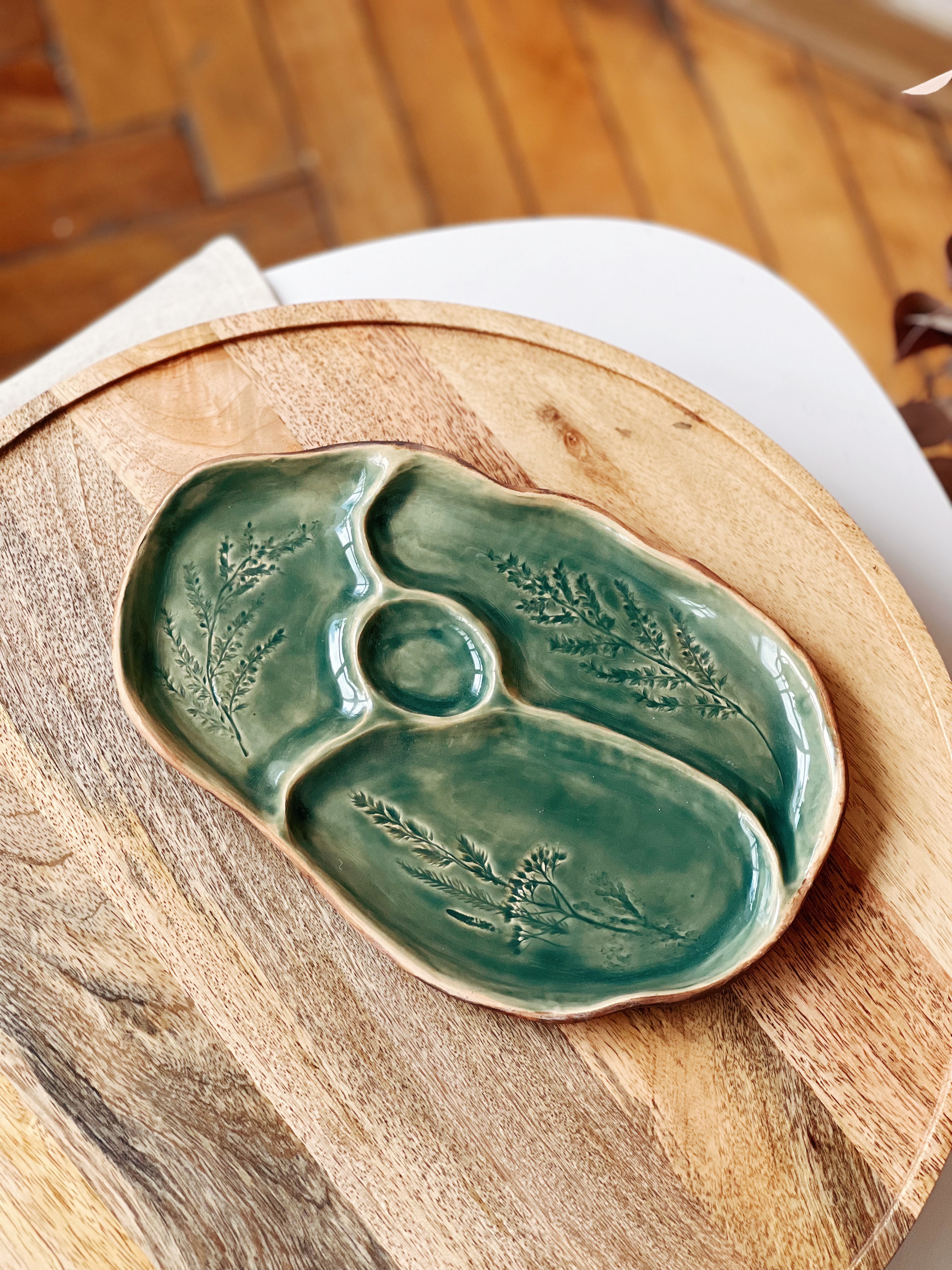 Сервувальне Зоноване блюдо 25 на 17 см