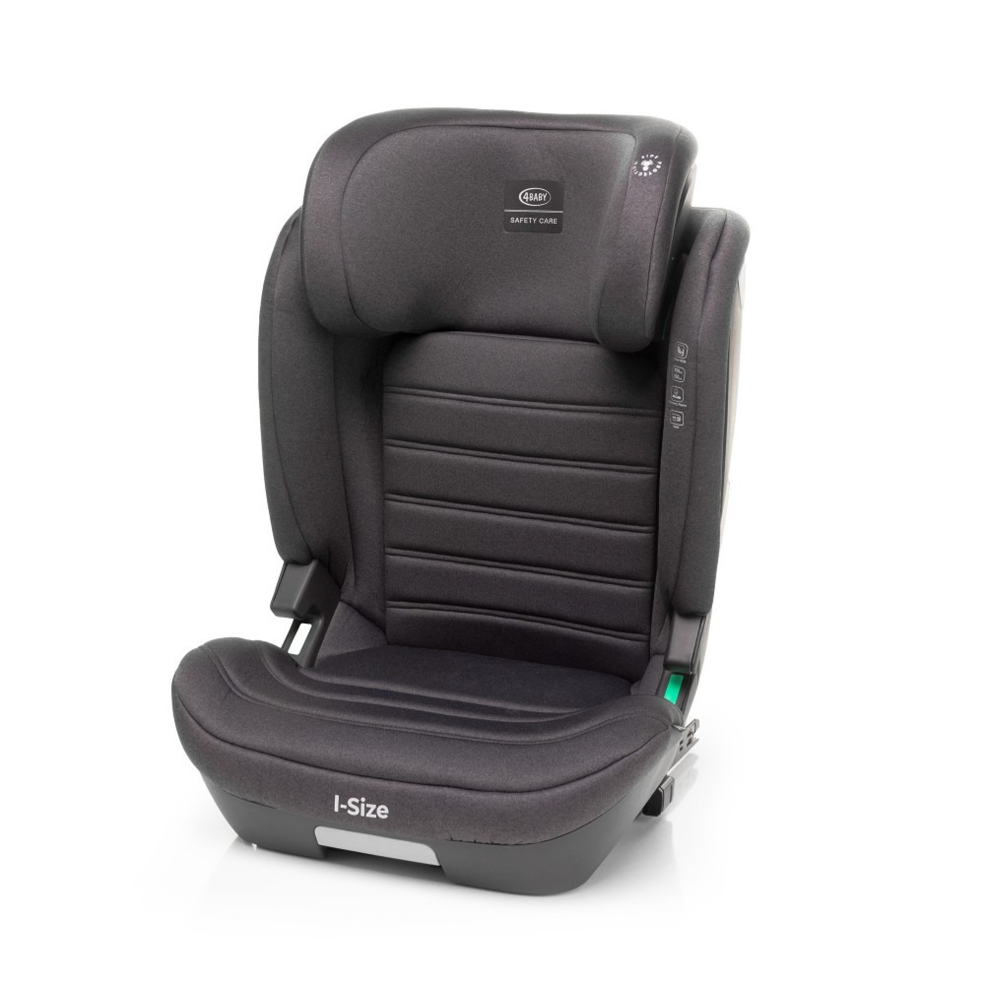 Автокрісло «4BABY APP-FIX ISOFIX»  100-150см, graphite	
