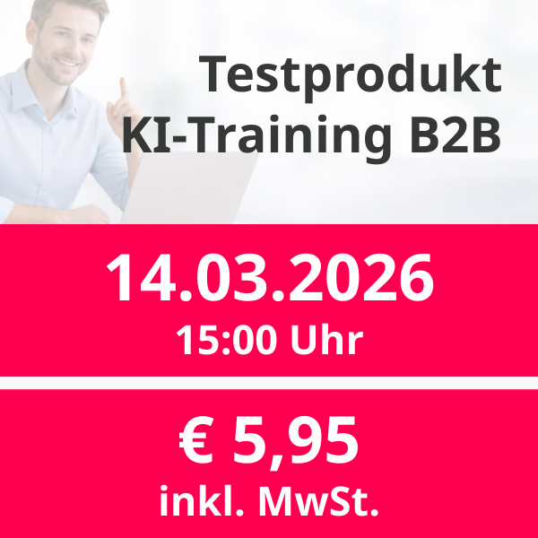 Testprodukt Zahlungslauf Kreditkarte