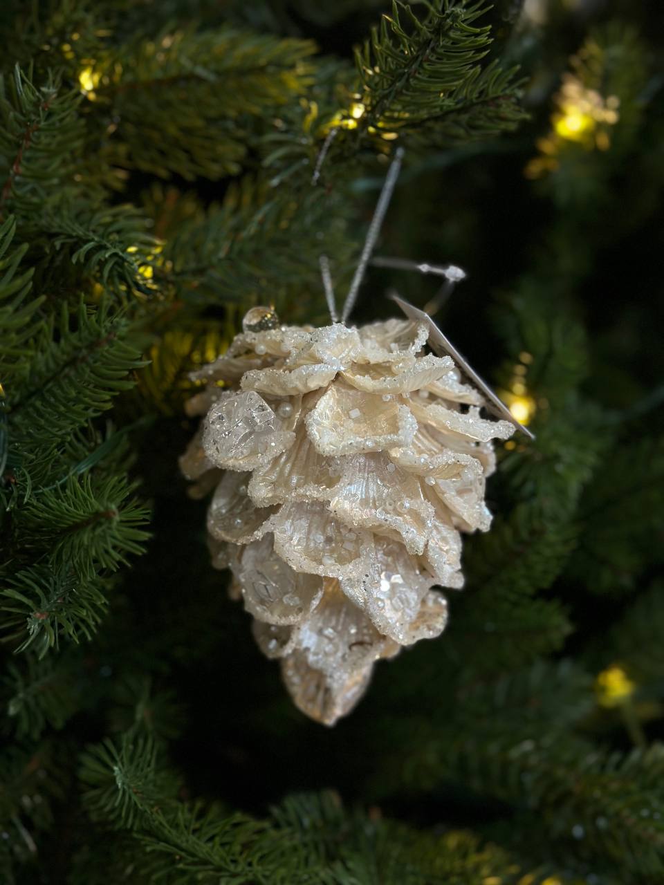 Ялинкова прикраса "Шишка" 10х9см