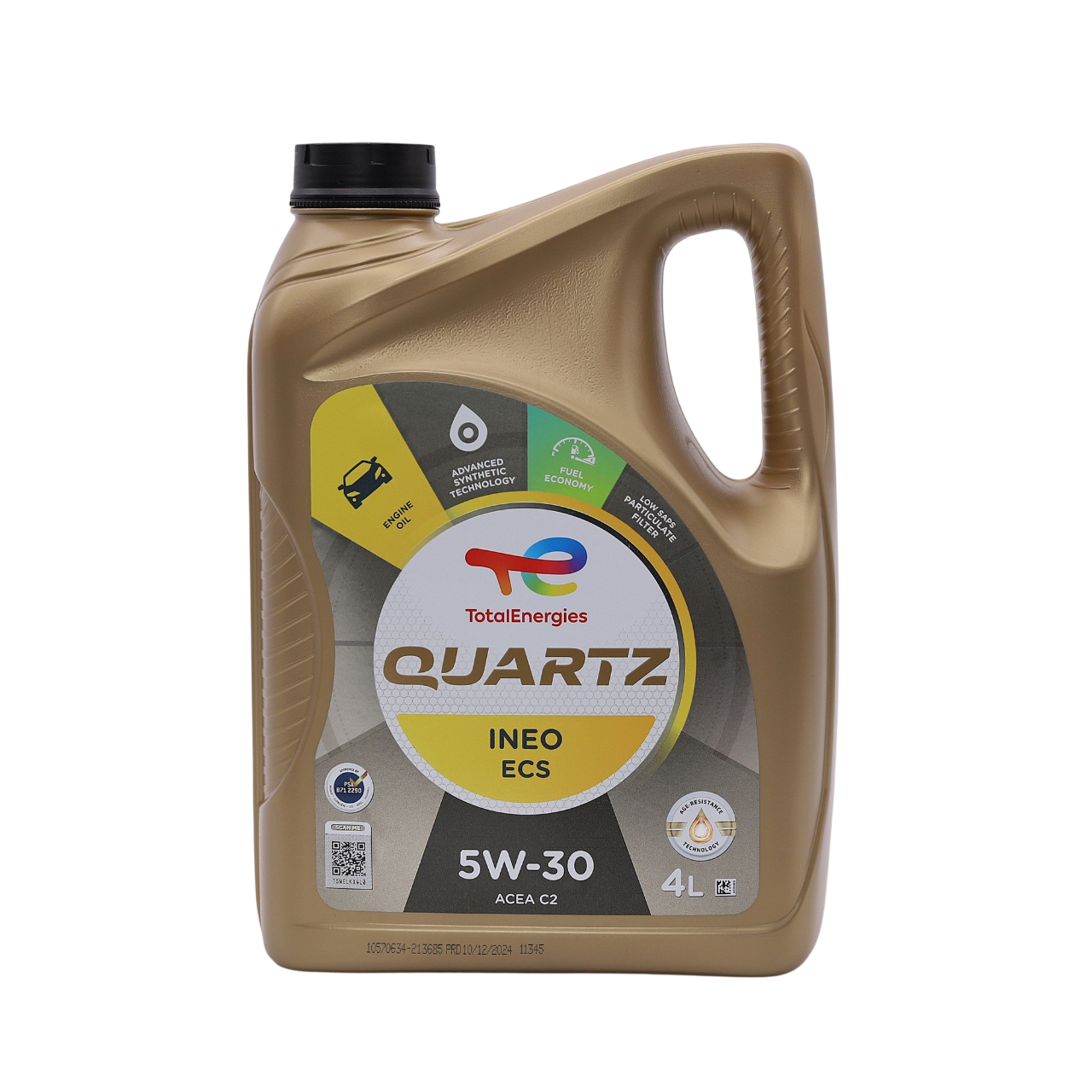 Олива моторна Total Quartz Ineo ECS 5W-30 4L