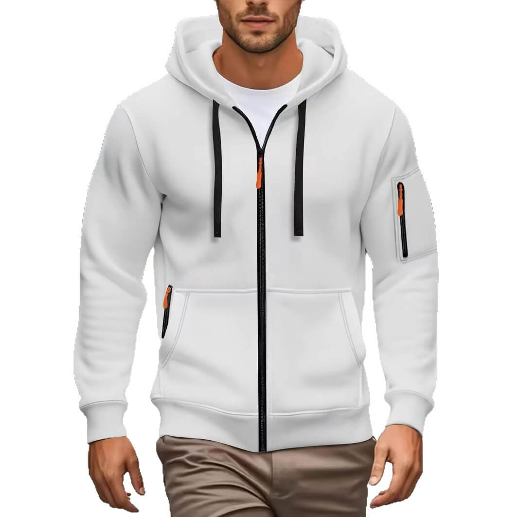Men’s Stylish Zip Up Hoodie Casual Wear | Sports Hooded Cardigan Men