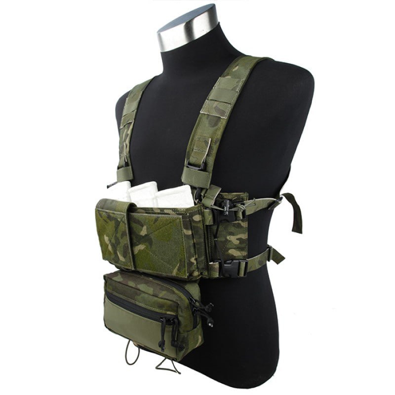 Універсальний розвантажувальний модульний чест-ріг "Micro Fight Chest Rig Spiritus" від бренду "TMC GEAR".
