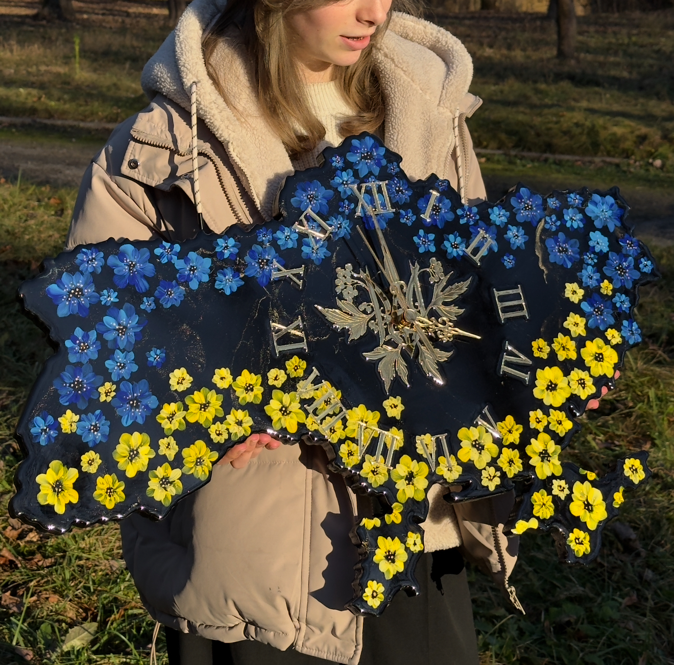 Годинник "Мальовничі Квіти"