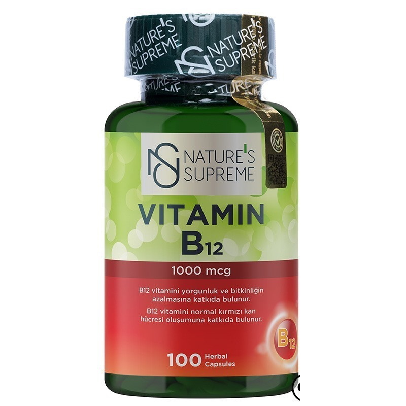 Nature's Supreme Vitamin B6 10 mg – 200 Vegan Capsules | Metabolism & Immunity Support