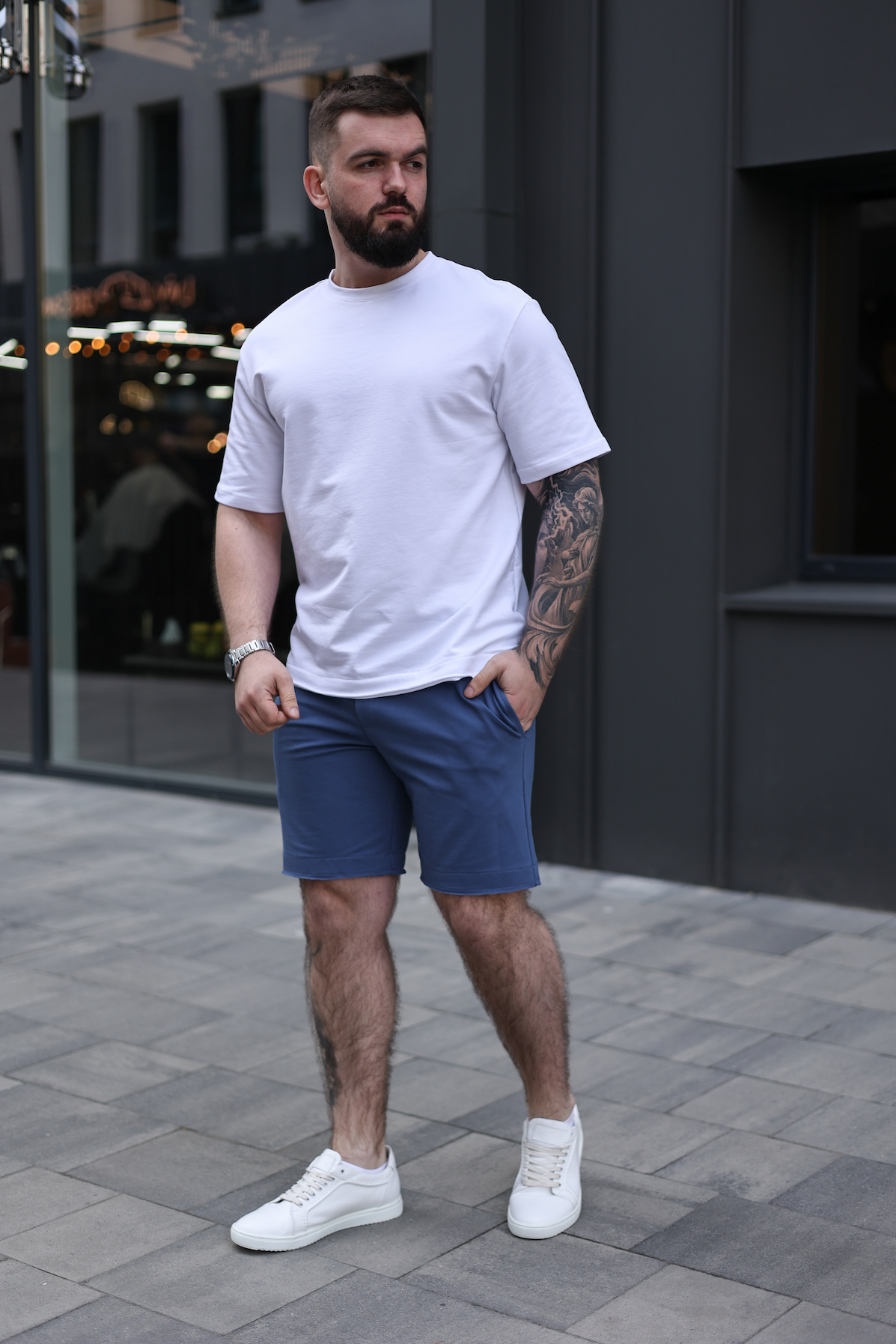 Комплект чоловiчий «Breeze» футболка + шорти (S, M, L, XL, 2XL, 3XL)