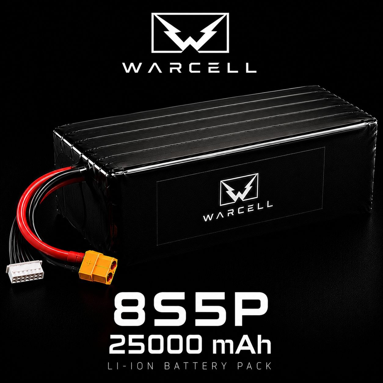 Акумулятор WARCELL 8S5P 25000 mAh