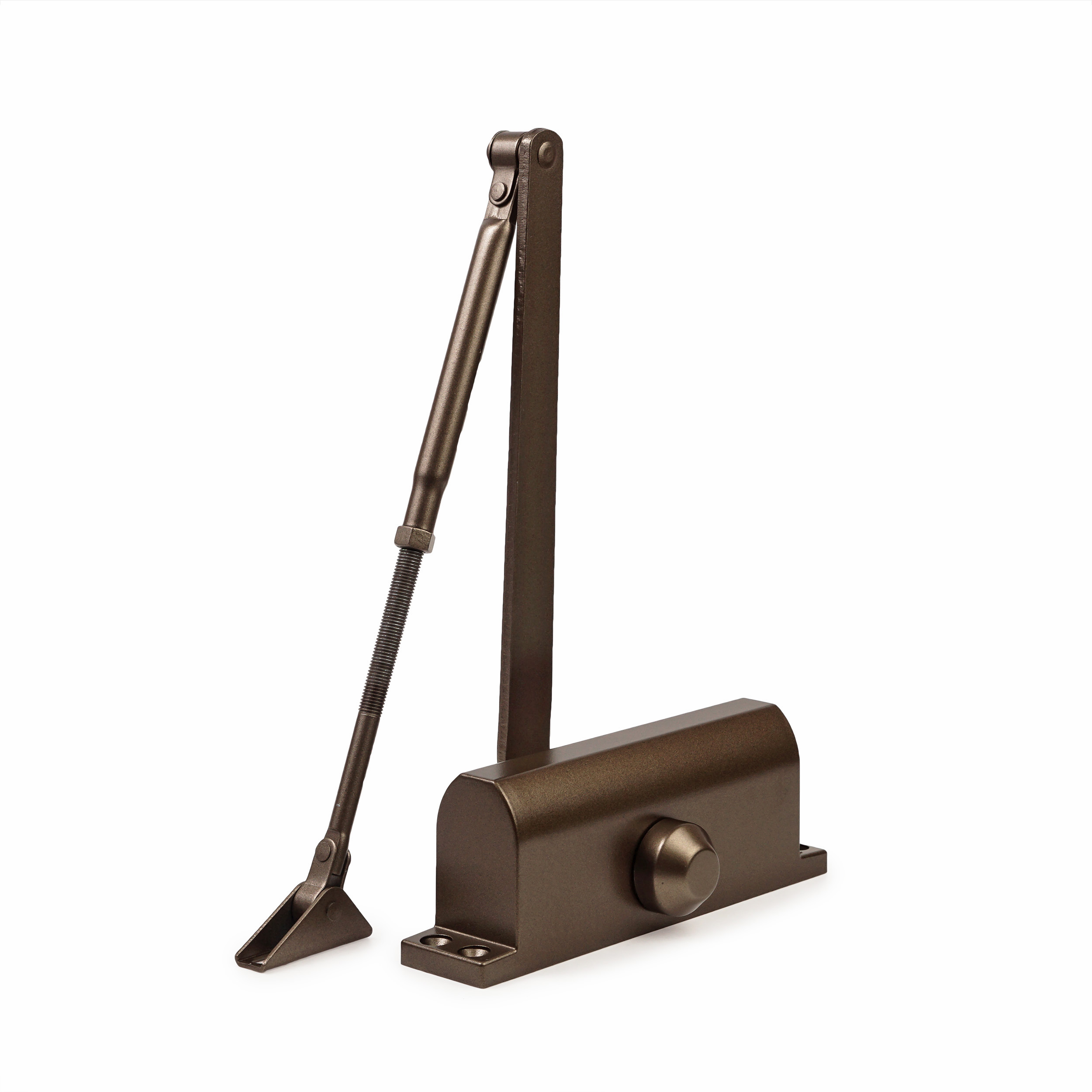 Дотягувач дверей SIBA SB-1014S EN4 60-86 кг з фіксацією HOLD-OPEN, бронза