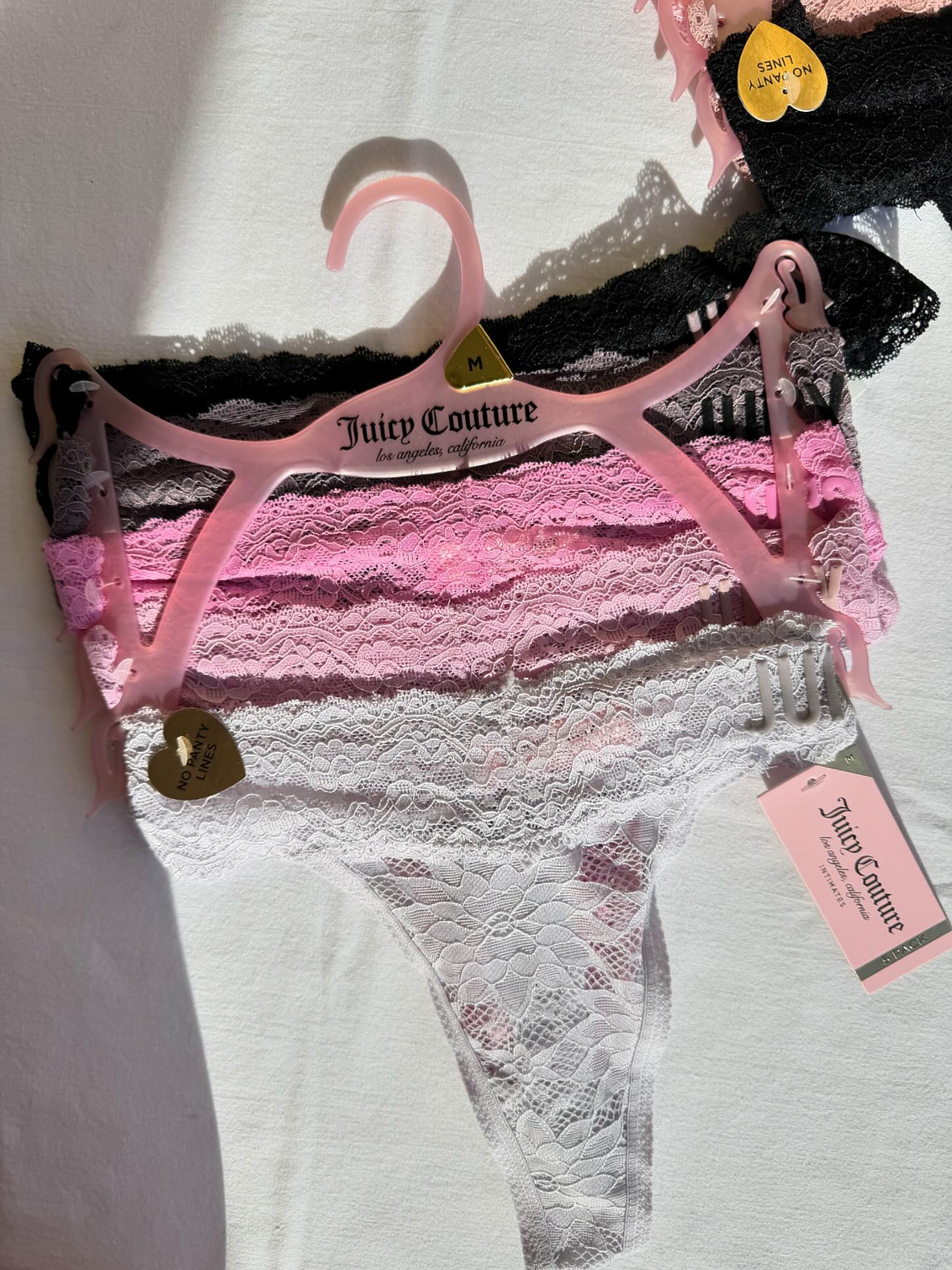 Комплект кружевних трусиків Juicy couture 5 шт