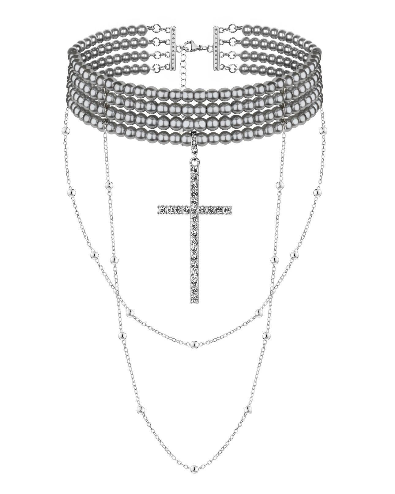GOTHICA gray necklace