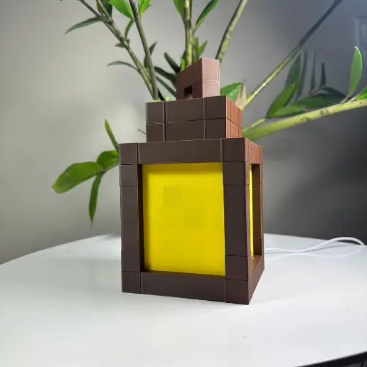 Нічник-ліхтар у Стилі Minecraft Великий