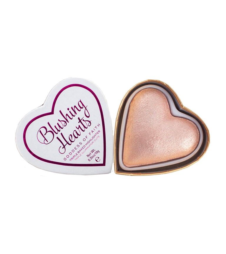 Хайлайтер для обличчя Makeup Revolution Blushing Hearts Highlighter в асортименті