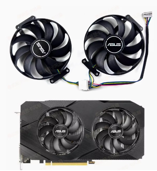 Вентилятор GTX 1660/1660s/1660ti 2060s DUAL EVO10H12S9-C T129215SU