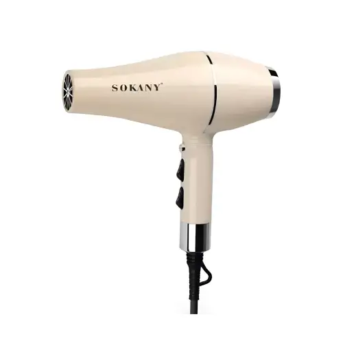 Фен для волосся Sokany SK-14005 з двома насадками, бежевий