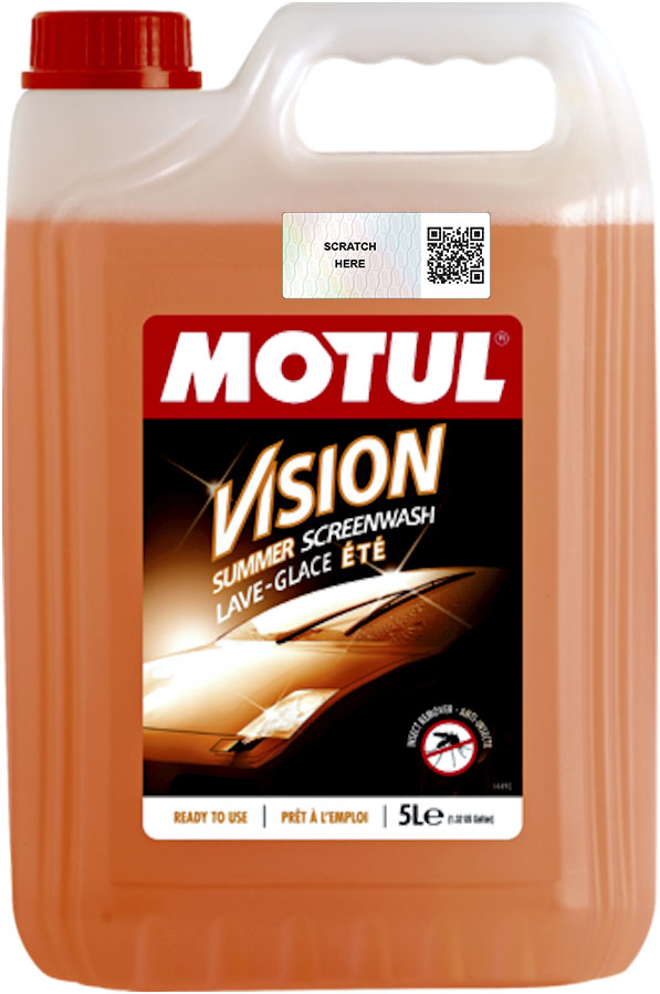 Готовий до використання омивач MOTUL VISION SUMMER INSECT REMOVER (5L)