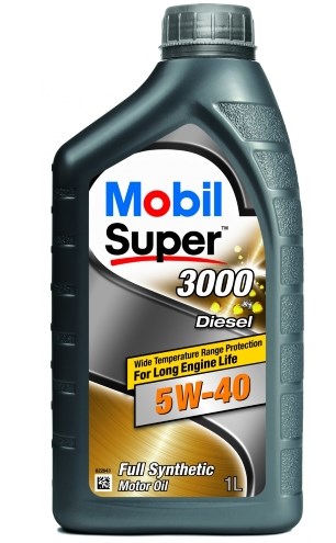 Моторна олива 5W40  Mobil Super 3000 X1 Diesel, 1л.