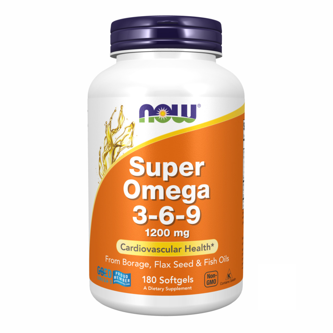Омега 3-6-9, Super Omega 3-6-9 1200 mg - 180 sgels