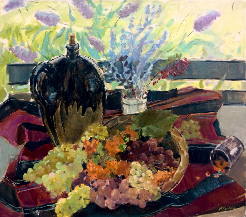 Bessarabian generosity, 2019, 70x80 sm, oil on canvas
