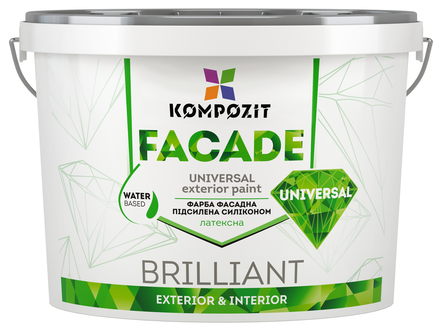 Фарба фасадна силіконова Facade Universal kompozit 4,2 кг