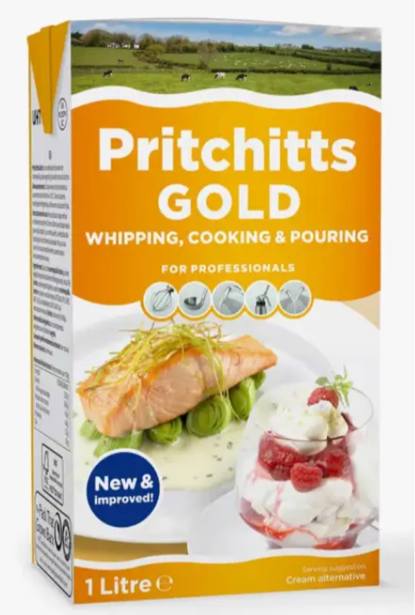 Вершки животно-рослинні 34% Pritchitts Gold 1л