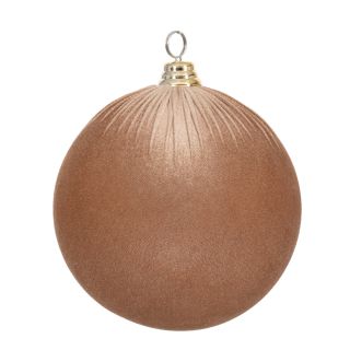 Оксамитова куля Беж, 20 см